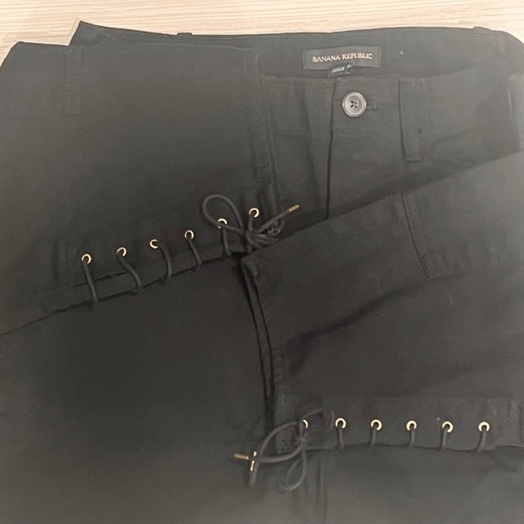 Banana Republic The Riding Pant Lace Up Ankles Size 8 New with Tag - Picture 11 of 12